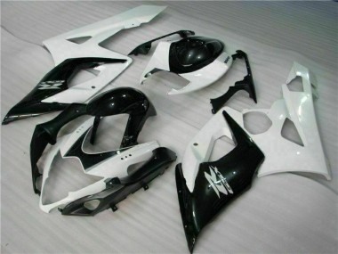 ABS Kits Carenado Suzuki GSXR 1000 K5 05-06 - Blanco Negro