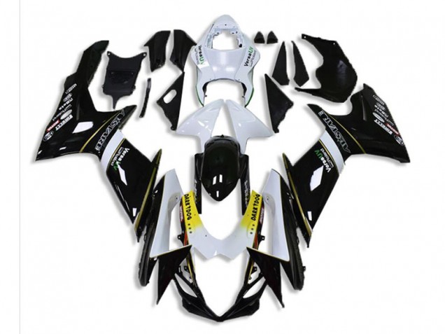 ABS Plástica Suzuki GSXR 600 / 750 K11 11-21 - Negro Blanco