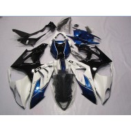 ABS Plástico BMW S1000RR 09-14 - Blanco Azul