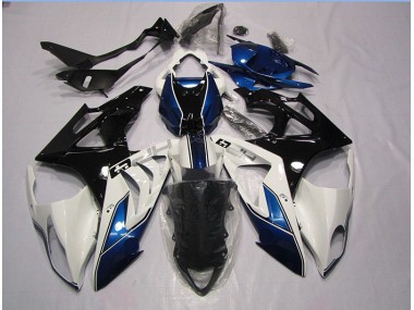 ABS Plástico BMW S1000RR 09-14 - Blanco Azul