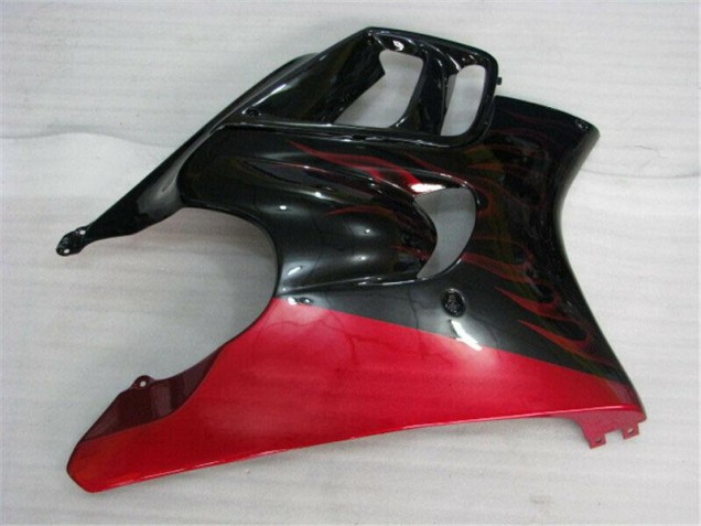 ABS Plástico Honda CBR 600 F3 95-98 - Negro Rojo Llama