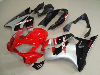 ABS Plástico Honda CBR 600 F4i 04-07 - Negro Rojo Plata