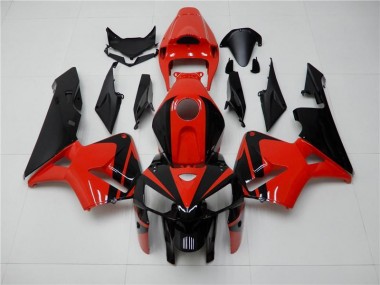 ABS Plástico Honda CBR 600 RR 05-06 - Rojo Negro