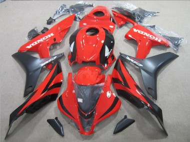 ABS Plástico Honda CBR 600 RR 07-08 - Negro Rojo