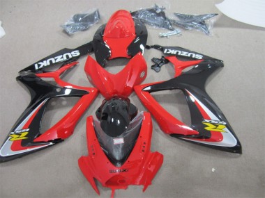 ABS Plástico Suzuki GSXR 600 K6 06-07 - Rojo Negro