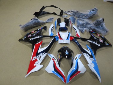 Carenado BMW S1000RR 19-21 - Blanco Azul Rojo Negro