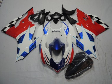 Carenado Ducati 1199 11-14 - Blanco Azul Rojo