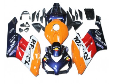 Carenado Honda CBR 1000 RR 04-05 - Naranja Rojo Azul Repsol