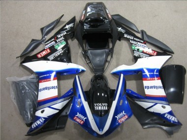 Carenado Honda CBR 1000 RR 04-05 - Negro Blanco Azul Sterilgarda Volvo