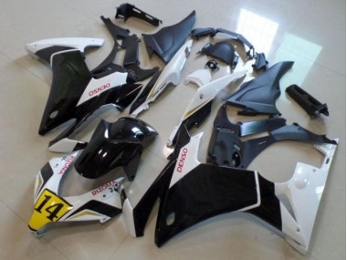 Carenado Honda CBR 500 RR 13-15 - Negro Blanco Denso Rizoma 14