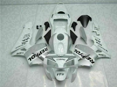 Carenado Honda CBR 600 RR 03-04 - Blanco Plata Repsol