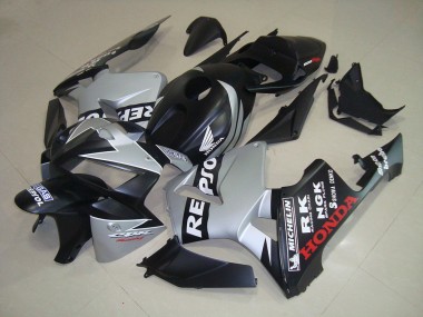 Carenado Honda CBR 600 RR 05-06 - Negro Mate Plata Repsol