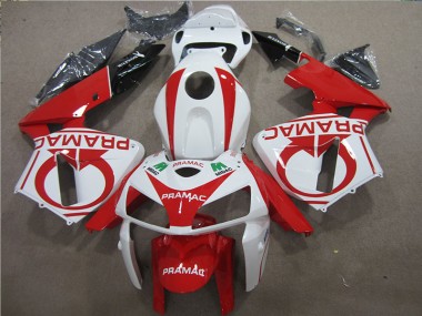 Carenado Honda CBR 600 RR 05-06 - Rojo Blanco PRAMAC