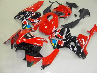 Carenado Honda CBR 600 RR 05-06 - Rojo Negro Jomo