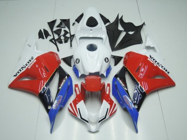 Carenado Honda CBR 600 RR 09-12 - Blanco Motul Rojo Azul