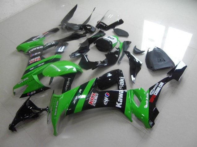 Carenado Kawasaki ZX10R 08-10 - Verde Negro Kick