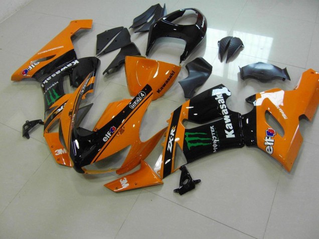 Carenado Kawasaki ZX6R 05-06 - Naranja Monster