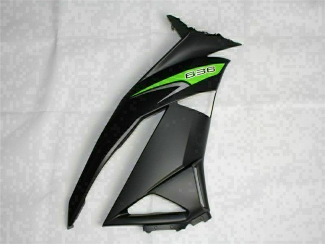 Carenado Kawasaki ZX6R 09-12 - Negro Verde 636