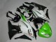 Carenado Kawasaki ZX6R 09-12 - Verde Negro Blanco 25