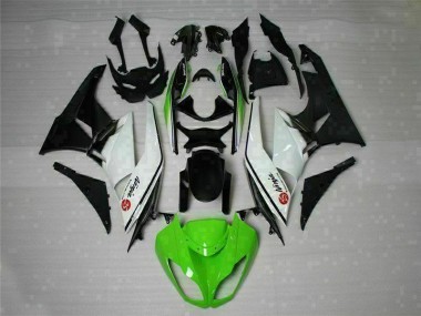 Carenado Kawasaki ZX6R 09-12 - Verde Negro Blanco 25