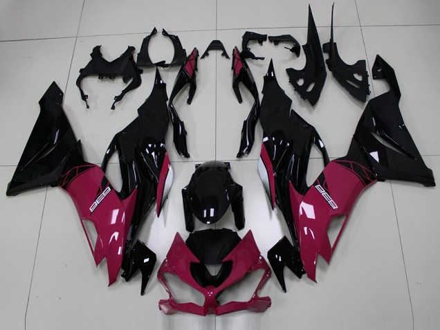 Carenado Kawasaki ZX6R 19-23 - Rosa Negro