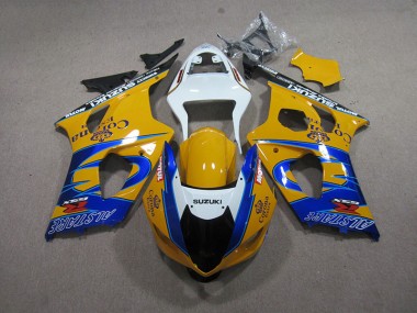 Carenado Suzuki GSXR 1000 K3 03-04 - Amarillo Azul Corona Extra