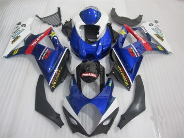 Carenado Suzuki GSXR 1000 K7 07-08 - Azul Negro Rockstar