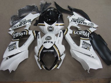 Carenado Suzuki GSXR 1000 K7 07-08 - Blanco Lucky Strike Negro Motul