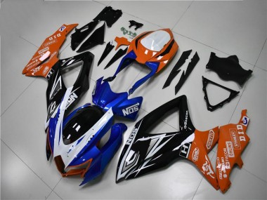 Carenado Suzuki GSXR 600 / 750 K8 08-10 - Azul Naranja