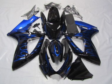 Carenado Suzuki GSXR 750 K6 06-07 - Llama azul negra