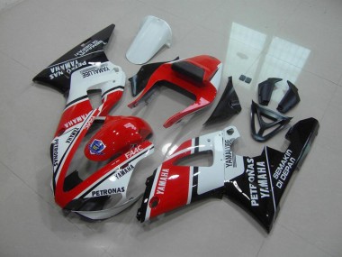 Carenado Yamaha R1 00-01 - Rojo Blanco Yamalube