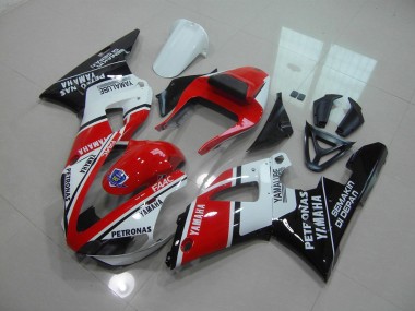 Carenado Yamaha R1 00-01 - Rojo Brillante Negro