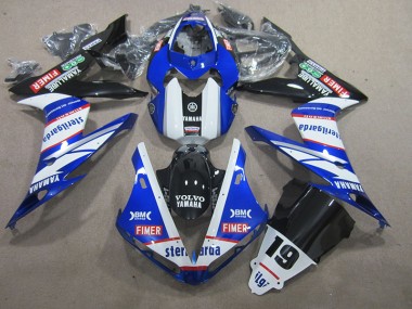 Carenado Yamaha R1 04-06 - Azul Blanco Volvo Sterilgarda 19