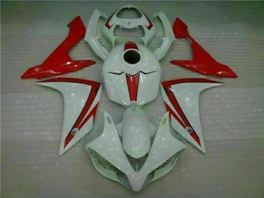 Carenado Yamaha R1 07-08 - Blanco Rojo