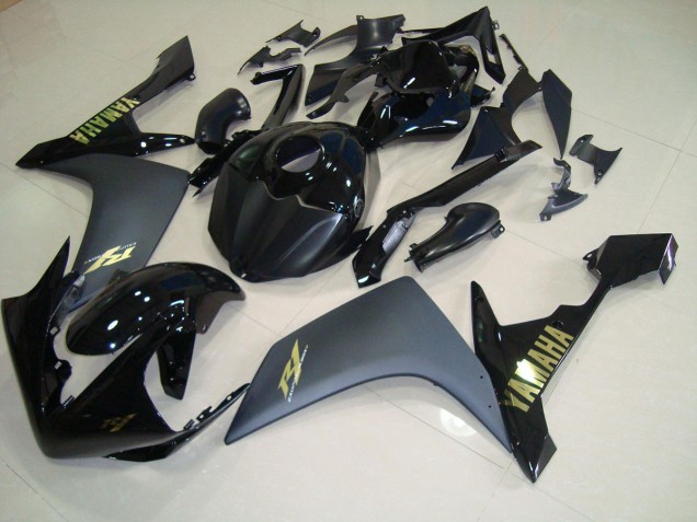 Carenado Yamaha R1 07-08 - Negro Mate Oro