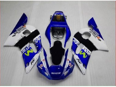 Carenado Yamaha R6 98-02 - Azul Verde Blanco