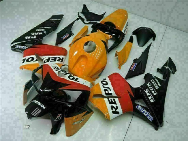 Kit Carenado Honda CBR 600 RR 05-06 - Naranja Negro Repsol