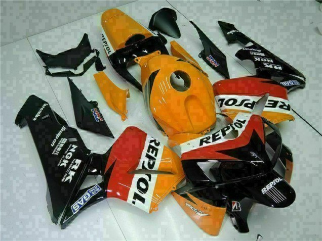 Kit Carenado Honda CBR 600 RR 05-06 - Naranja Negro Repsol