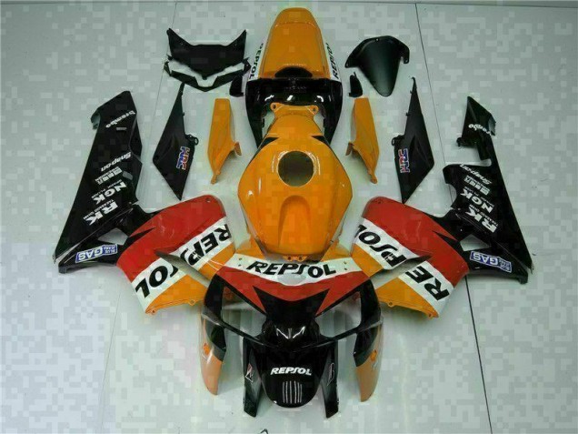 Kit Carenado Honda CBR 600 RR 05-06 - Naranja Negro Repsol