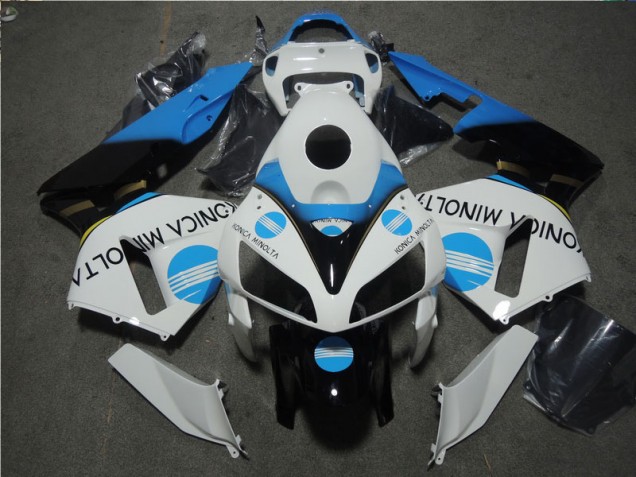 Kits Carenado Honda CBR 600 RR 05-06 - Blanco Azul Konica Minolta