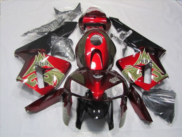 Kits Carenado Honda CBR 600 RR 05-06 - Negro Rojo