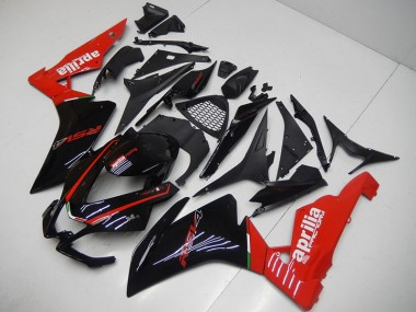 Kits Completo Carenado ABS Aprilia RSV4 09-15 - Negro Rojo