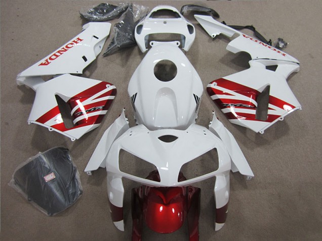 Kits Completo Carenado ABS Honda CBR 600 RR 05-06 - Blanco Rojo