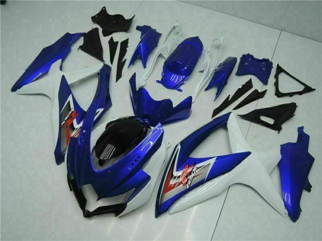 Plástica Suzuki GSXR 600 / 750 K8 08-10 - Azul Blanco